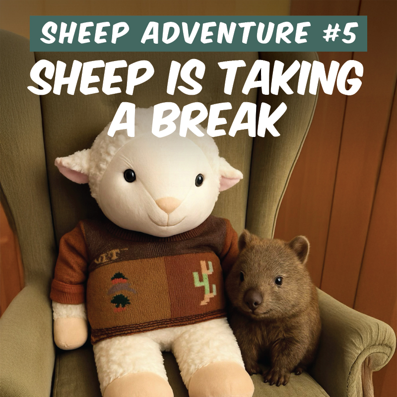 Sheep is Taking a Break